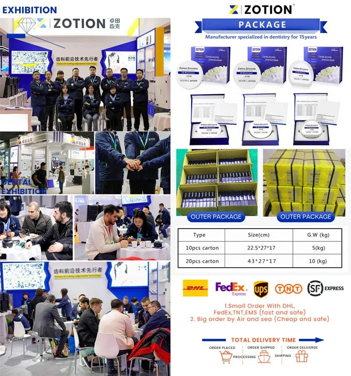 Zirconia Puck CAD CAM Zirconia Disc for Dental Lab exhibition Zirconia Puck CAD CAM Zirconia Disc for Dental Lab exhibition
