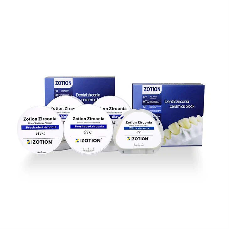 A1/a2/a3 Color Dental Zirconia Block Multilayer Zirconia Disc
