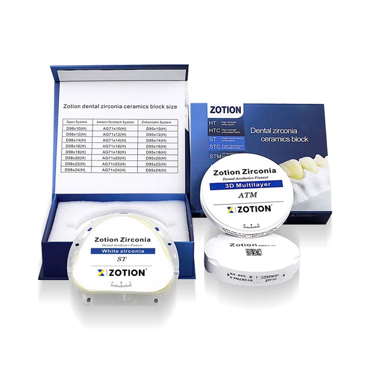 A1/a2/a3 Color Dental Zirconia Block Multilayer Zirconia Disc