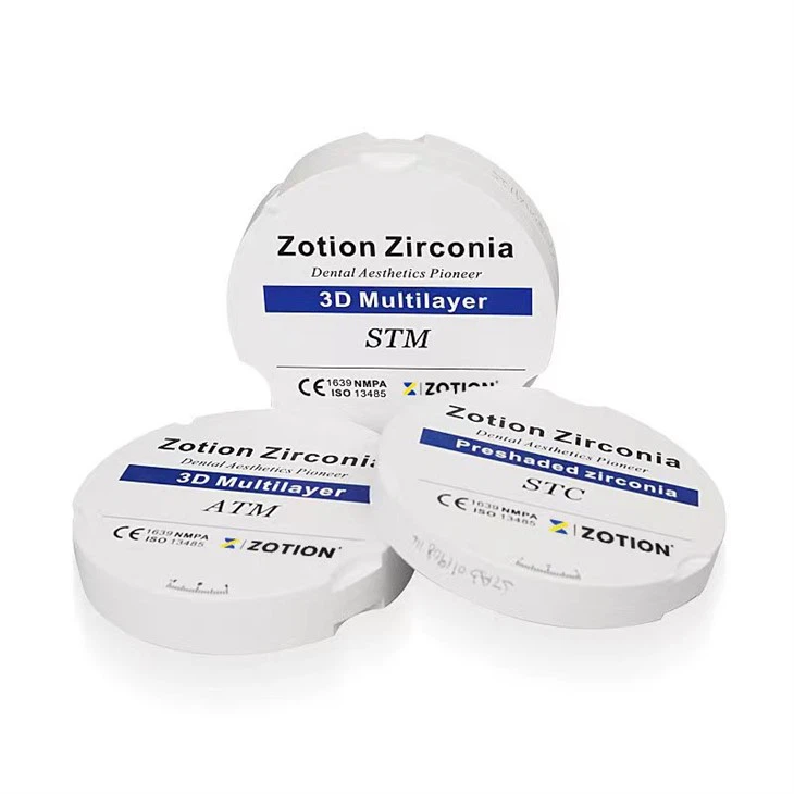 3D Multilayer 18mm Pre-shaded Dental Zirconia Block